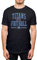 Hybrid Sports NFL Football Arch – Offizielles Lizenzprodukt für Erwachsene, kurzärmeliges Fan-T-Shirt für Männer und Frauen, Tennessee Titans – Schwarz, S
