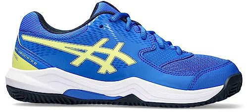 ASICS Gel-Dedicate 8 Padel GS, Sneaker, Illusion Blue/Glow Yellow, 38 EU
