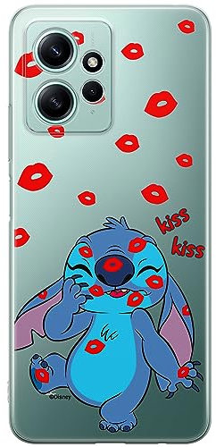 ERT GROUP Funda para teléfono móvil Xiaomi REDMI Note 12 4G Original y con Licencia Oficial de Disney con diseño Stitch 017 Adaptada a la Forma del teléfono móvil, parcialmente Transparente