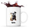 Tasse Bouledogue Anglais style Cartoon Prénom Nom Personnalisable | Mug Café Thé Idée Cadeau Personnalisé Homme Femme Original pour propriétaire de chien