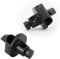 ThtRht 2 Pack Tripod Horizontal Arm Cross Connector Clip Mount Adapter OD 15mm 3/5inch Pole Stand Rotating Joint Base for Camera Microphone Holder Phone Mic DSLR Top Center Column Axis Extended Arms
