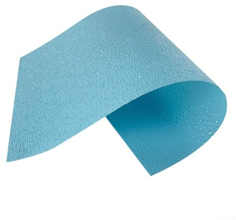 Hasaller DIY Modell Zug Design Wassereffekt Blatt 27,5x55cm Kunststoff Blau Ozean See Pool Szene Zubehör Gebäude Dekoration (Kleines See-Muster)