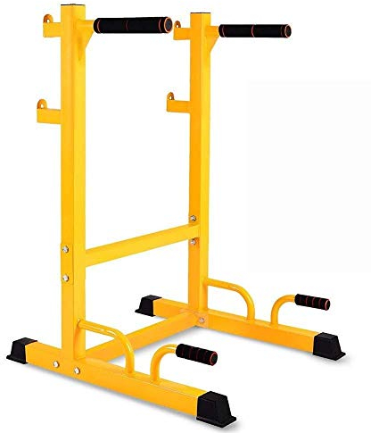 Squat Rack, Langhantel Bankdrücken Gewichtheben Rack, Dip Station Dip Stand, Pull Push Up Bar Fitness Übung Workout Gym, 550 Lbs, Barren Gymnastik für Zuhause