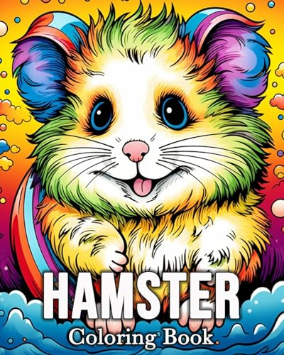 Hamaster Coloring book: 50 Cute Images for Stress Relief and Relaxation
