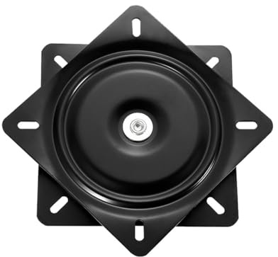 CGEAMDY Drehbarer Quadratischer Kugellager-Drehtisch, Drehbarer Beschlag Drehscheibe, Quadratischer Drehteller Mit Kugellager 360 Grad Drehung(158x158mm)