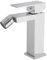 VALAZ Bidet Armatur Chrom | Einhebelmischer Waschbecken, Kaltwasseröffnung, Warm und Kaltwassermischer, Wassersparer | Einfache und Schnelle Installation | Brass, Stainless, Elegant, Muga-serie