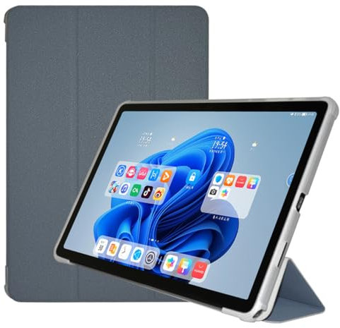 Qiawum Custodia a libro con supporto per tablet TECLAST P50 / P50S / DOOGEE U11 Pro da 11, in pelle PU, sottile, multi-angolo di visualizzazione con funzione Odea A11, custodia protettiva posteriore