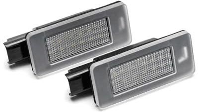 License Number Plate Lights 2x For Peugeot 308 II T9 Hatchback SW 3008 II 208 2008 207 CC Led Rear License Plate Lights Auto Tag Lamps Car Rear License Plate Light