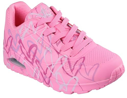 Skechers Damen UNO Spread The Love Sneaker, Pink, 40 EU