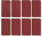 Schleifblatt Set 40 Stück 93 x 185 mm, Schleifpapier Klett Körnung 60 80 120 180 320 600 800 1000, 8 Löcher, Zubehör für Multischleifer, Schwingschleifer, Sander Sandpapier für Holz Metall und Farbe
