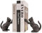 Mokylor Dekorative Buchstütze mit niedlicher Katze, einzigartige Buchstütze, dekoratives Schreibtisch-Bücherregal, Gusseisen, Buchstopper, Vintage-Regal-Dekoration oder Zuhause, Büro, Schreibtisch,