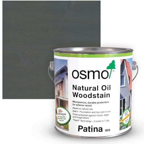 Natural Oil Woodstain Matt (905 - Patina, 750ml)