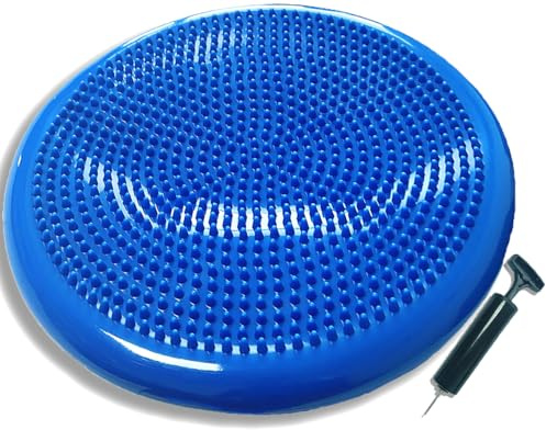 Rancer Wobble Cushion Balance Disc with inflation Pump, Wiggle Seat