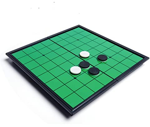 Ensemble de Jeu magnétique Reversi Othello, Jeu de société de 9, 84 Pouces avec Plateau Pliable, Voyage en Famille pour Adultes et, Ensemble de Jeu magnétique Reversi Othello, pièces Pliables