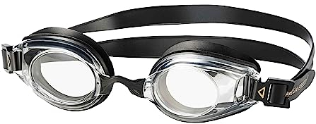 Aqua Speed ® Lumina, Lunettes de Natation avec dioptries de -1,5 à -8,0 / UVA/UVB de 100%, Hauteur:-1.5;Model:Lumina/Noir/Non teinté