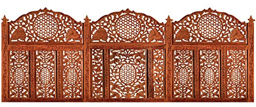 Plage Árabe Cabecero de Cama Adhesivo, Tela, Natural, 60 x 160 cm