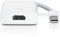 Incutex FullHD 1080p Mini Adaptador DisplayPort a HDMI con transmisión Audio