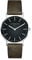 Liebeskind Berlin Damen Analog Quarz Uhr mit Lederarmband, braun-silber
