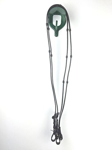 gs-sports Lederzügel, Tensenzügel (schwarz)