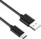 PremiumCord Câble de Connexion USB-C pour USB A, USB 2.0, Câble de Transmission de Données Jusqu'à 480 Mbit/s, Charge Rapide Jusqu'à 3 A, Noir, Longueur 0,1 m