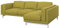 Soferia Sofabezug L Form Kompatibel Mit Nockeby 2er-Sofa Mit Recamiere Ecksofaüberzug Ecksofaüberwurf Sofaschoner Cover Wasserabweisend Fleckschutz Softi Gelb