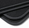 teileplus24 BV511 Velours Fußmatten kompatibel mit Kia Ceed Kombi CD 2018- Trittschutz Fahrermatte, Naht:Schwarz