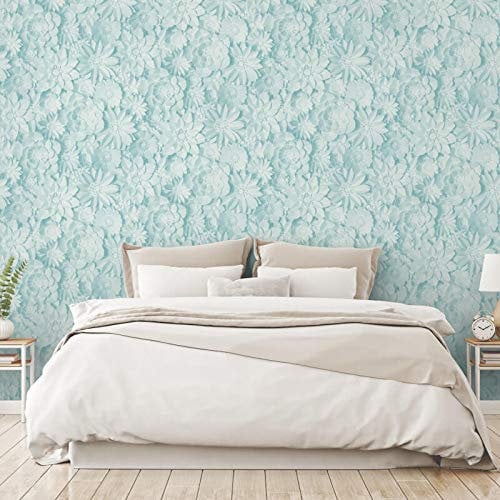 Fine Décor FD42598 Dimensions Floral Teal
