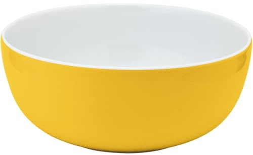 KAHLA 372904A69371C Pronto Colore Saladier en porcelaine, jaune, 23 cm