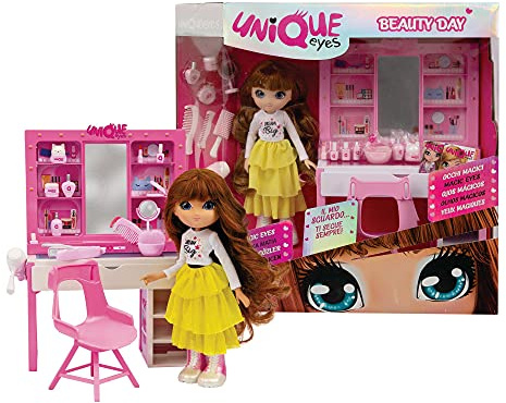 Unique Eyes Beauty Day Spielset mit Puppe