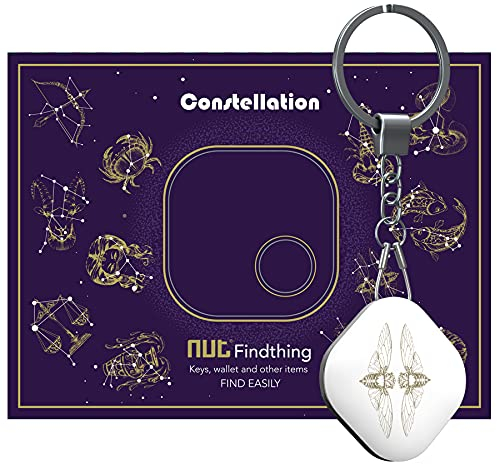 Nutale Schlüsselfinder - Löwe Finden mit App Bluetooth, iOS und Android, Community Suchfunktion, Item Tracker Support Fernbedienung, Wallet Tracker, Gute Idee für Ihre verlorenen Gegenstände Zwillinge