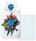 Disney Home Avengers Wendebettwäsche Set 135x200 - Kopfkissenbezug 80x80 - Super weiche Renforce 100% Baumwolle, 2-teilig Avenger Bettwäsche, Weich und angenehm auf der Haut