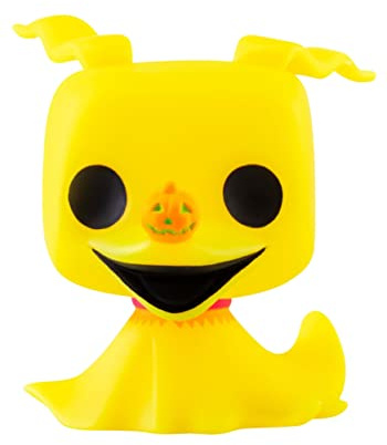 Funko POP! DISNEY: The Nightmare Before Christmas: Zero (Blacklight), 63964, Multicoloured