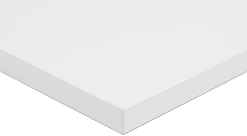 boho office® Schreibtischplatte, Tischplatte – 160 x 78 x 2,7 cm in Weiß (Bianco Kos), nachhaltige Fenix NTM® Nanotech-Oberfläche mit Anti-Fingerprint-Beschichtung
