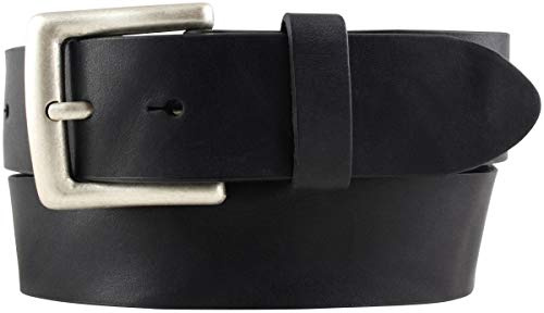 BELTINGER Gürtel aus Vollrindleder Used-Look 4 cm | Jeans-Gürtel für Damen Herren 40mm | Ledergürtel Vintage-Look 4cm