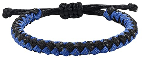 JENDEAR SHINE Paracord Armband für Herren, Handgewebtes, Verstellbares, Wasserdichtes Seilarmband zum Segeln, Surfen, Outdoor Wandern