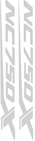 FEMEIN Adesivi Moto Impermeabile Decal NC750X 2022 Accessori per Honda NC750 NC 750X 750X 2014 2015 2016 2017 2018 2019 2020 2021 (Color : Silver)