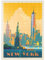 MyPuzzle New York City: Skyline Glow, Vintage Poster - Premium 200 Teile Puzzle - MyPuzzle Sonderkollektion von Anderson Design Group