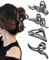WELROG 4 Stück Metall Haarklammern für Damen - Große Haarspangen Haarkrallen Clips Für Frauen Und Mädchen Dickes Haar-Accessoires