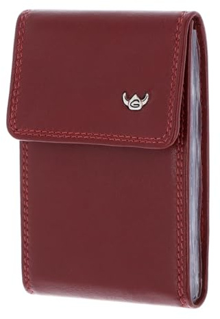 Golden Head Leder Polo RFID Protect Kartenetui 4499 Rot dunkelrot
