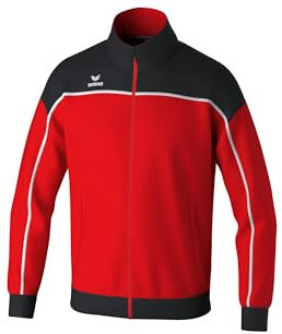 Erima Unisex Erwachsene Erwachsene „CHANGE by Trainingsjacke (1032423), rot/schwarz/weiß, XL