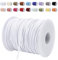 LEREATI Cordon Cuir 3mm x 45m Corde en Plat Daim Faux Cordon pour Bracelet, Suédine Cordon pour Les Bracelets, Colliers, Bijoux, Artisanat, Bricolage (Blanc)