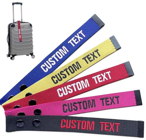 Etichette del bagaglio, etichette su misura dell'etichetta della valigia di nome per la valigia di viaggio, etichette del bagaglio per individuare rapidamente le valigie, borsa di viaggio
