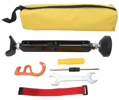Sollevaruota per Moto Portatile Solleva Ruote Regolabile con Gancio Freni Supporto per Manutenzione Catena e Pulizia Ruote Altezza Aggiustabile 28 39 cm Materiale Resistente per Tutti i Modelli di