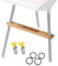 T TAKONE Fußstütze für Ikea Hochstuhl - Einstellbare Hochstuhl Fußstütze, mit Gummiring - Zubehör für Babyhochstühle kompatibel mit dem IKEA Antilop-Hochstuhl
