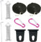 NIYATA Kit de amarre de toldo para Fiamma, toldo para Fiamma F35 F45 F65, correas de tormenta para toldos de caravana, correas de toldo, kit de amarre de toldo, accesorios de toldo para Fiamma