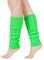 GoGou Leg Warmers for Women, Thermal Green Leg Warmers, Chunky Cable Knitted Leg Warmer, Stylish Accessories for 80's Fancy Party Ballet Skating Ice Dancing(Leg Warmer Green