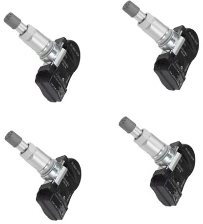 Riloer Reifendrucküberwachung, Tpms-Neulernwerkzeug, Reifendrucküberwachungssystem, Reifendrucksensor, 4-teiliger TPMS-Drucksensor, kompatibel mit Ford Galaxy WA6 Mondeo BA7 S-MAX WA6, 8G921A189KB