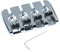 WSC Partsland BS41 4-String Bass Bridge Chrome - Bass-Ersatzteil