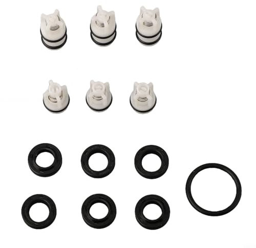 Household High Pressure Pumps Washer Head Repair Kits Seals Oil Check Valves Cleaning Machine Water Pumps Parts Accessories(Triangle)