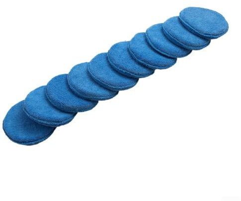 Pulizia auto da 5 pollici per tamponi, microfibra 10pcs per lucidatura e ceratura